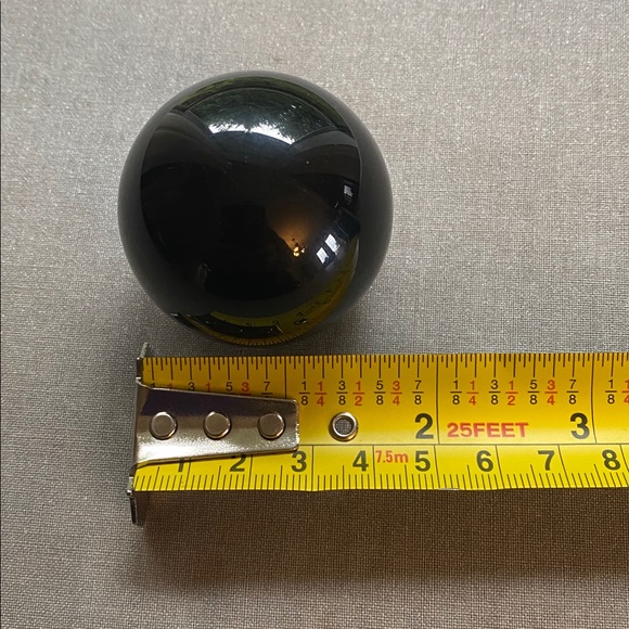 Volcanic Obsidian Sphere - Picture 4 of 4